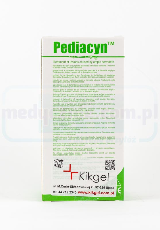 Pediacyn 45g gel pentru tratamentul dermatitei atopice (DA)